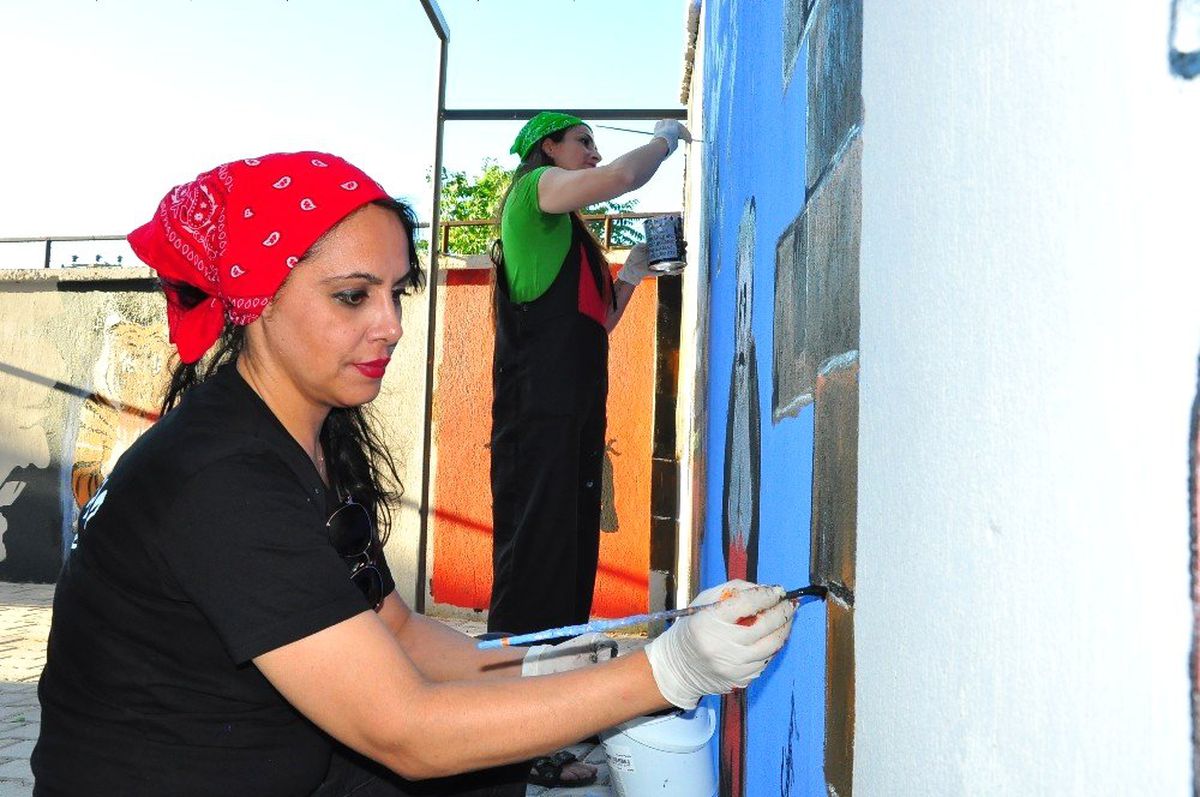 Dövüşü sanatla buluşturdular