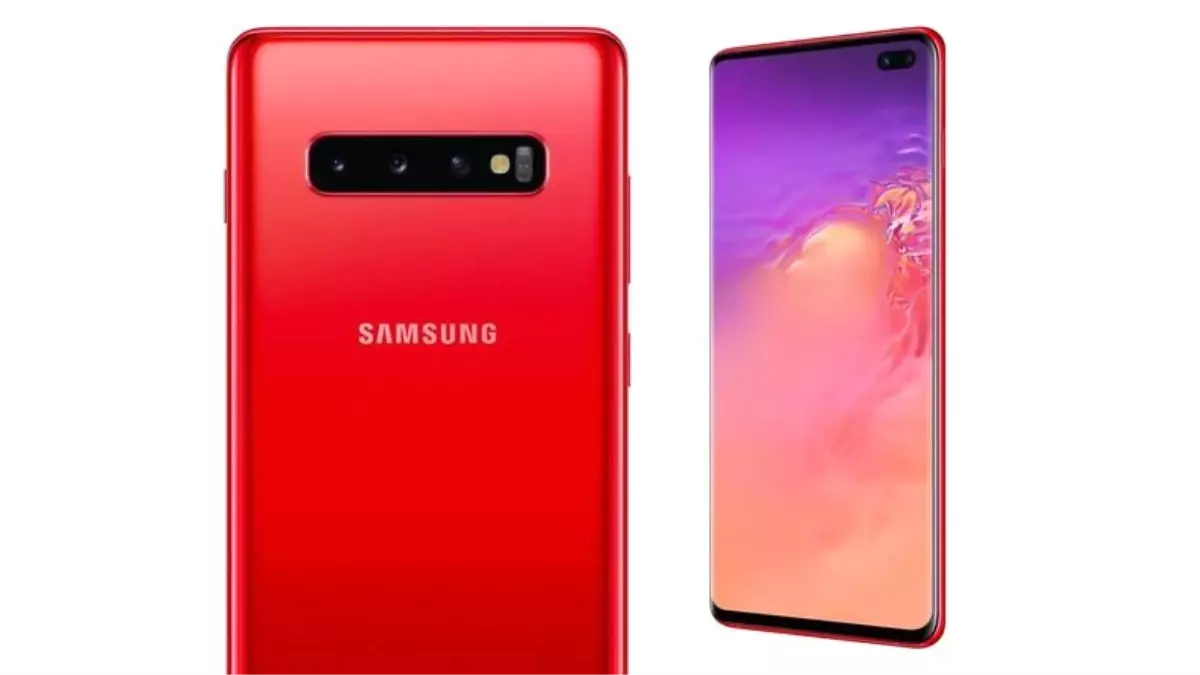 Samsung, Kırmızı Renkli Yeni Galaxy S10\'u Piyasaya Sürdü