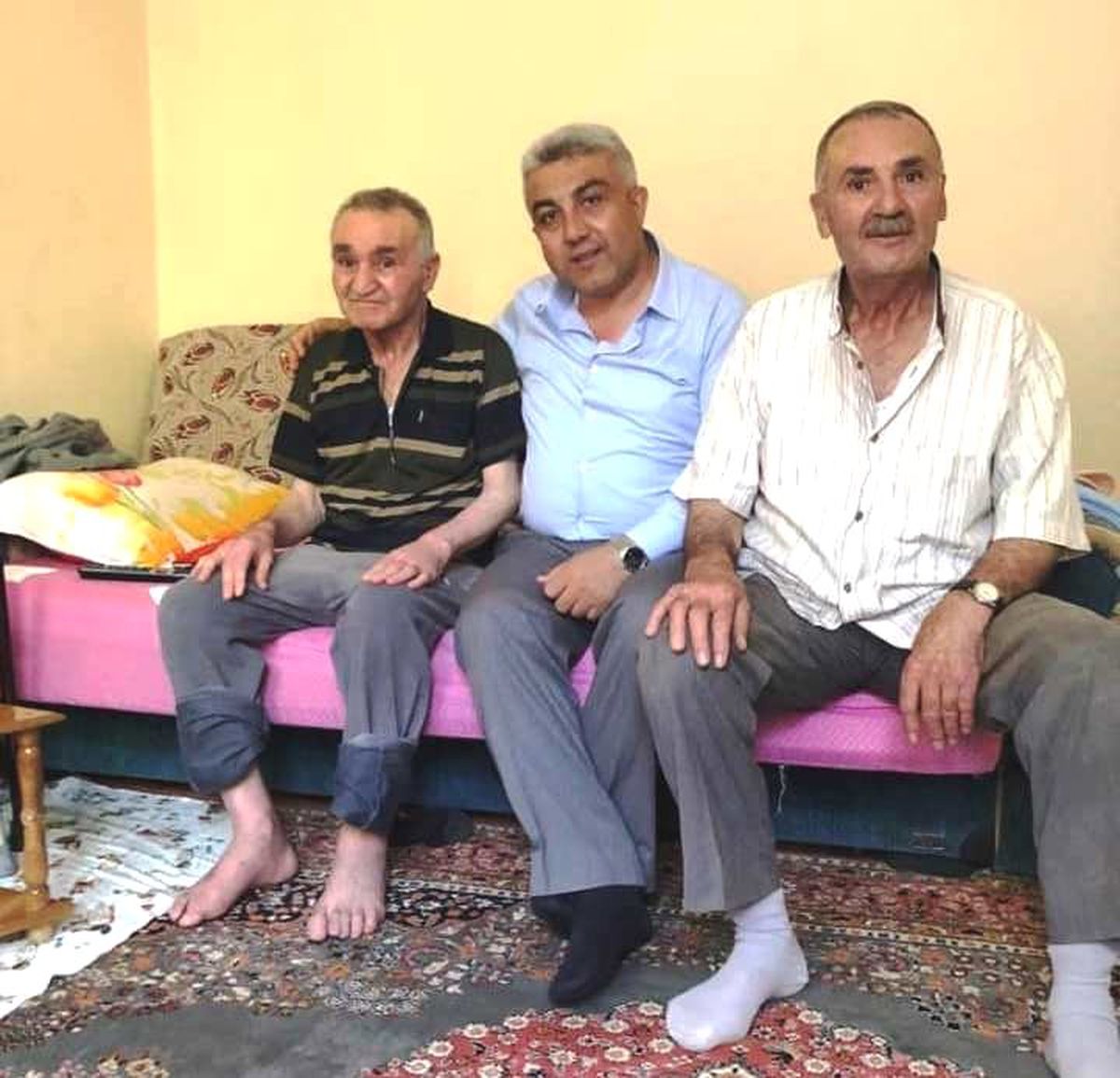 Başkan Çalışkan\'dan hasta ve yaşlılara bayram ziyareti