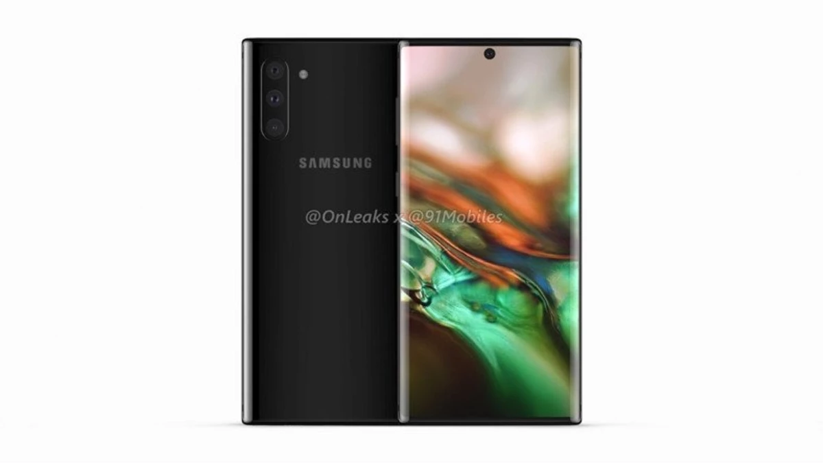 Samsung Galaxy Note10\'un Kulaklık Girişi Bulunmayan Konsept Tasarımı