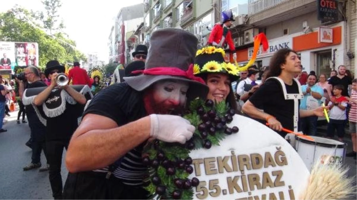 Tekirdağ Uluslararası Kiraz Festivali, renkli görüntülerle başladı