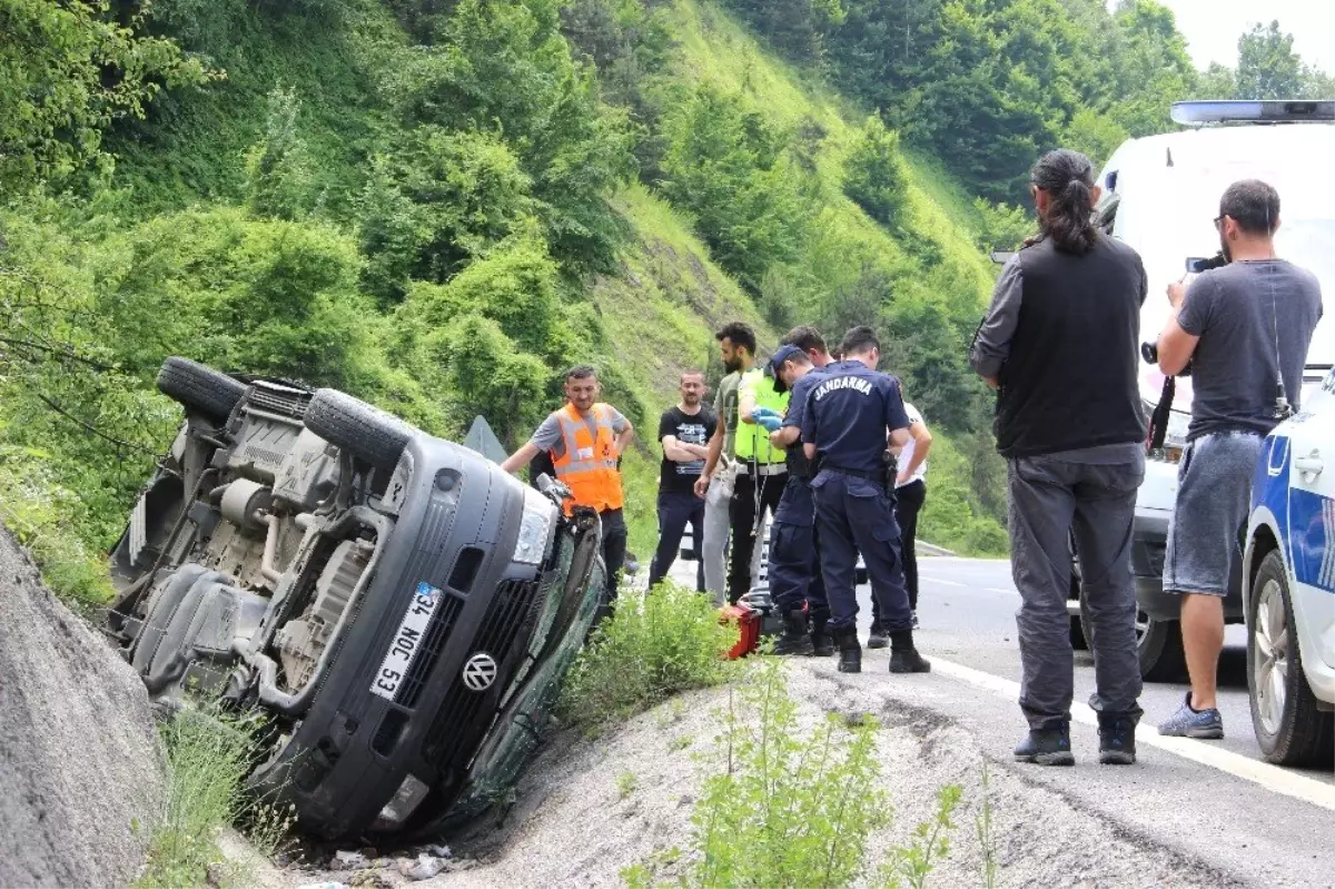 Bolu Dağında kaza: 1 ölü, 3 yaralı