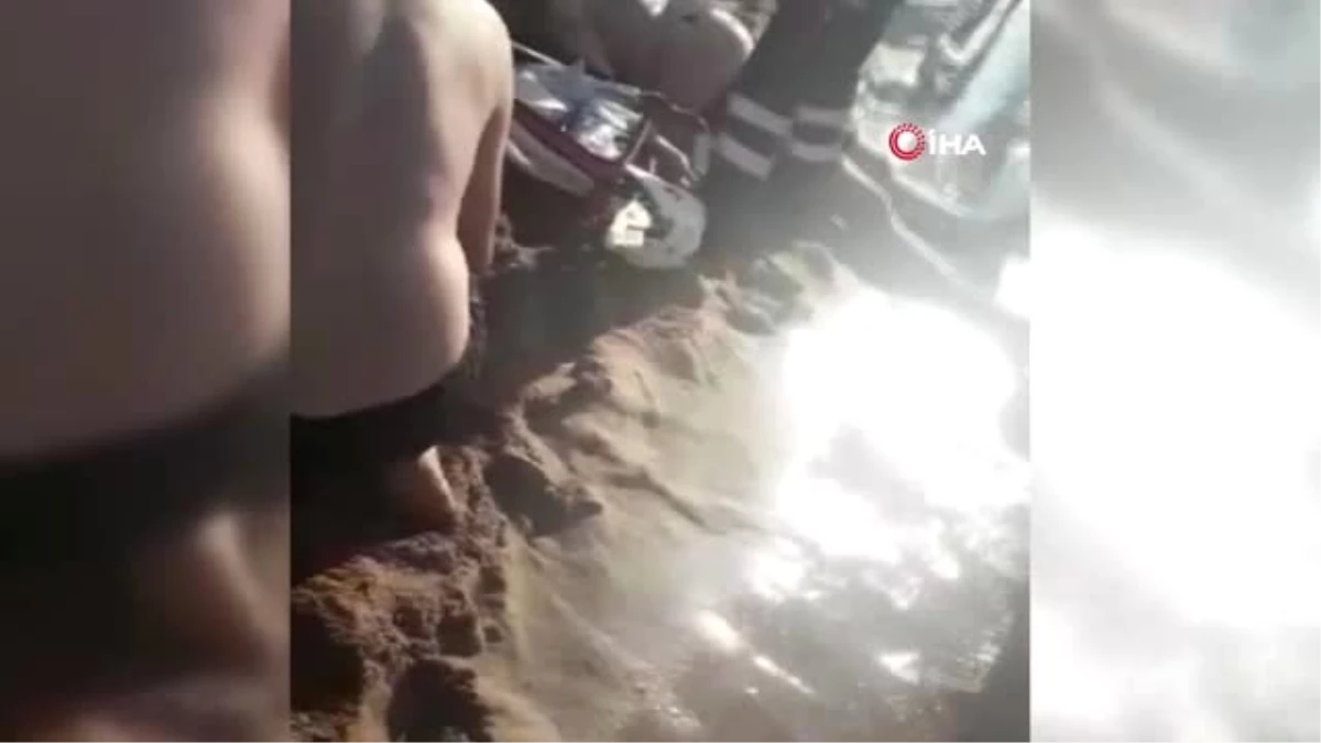 Şile Ağva plajında can pazarı kamerada