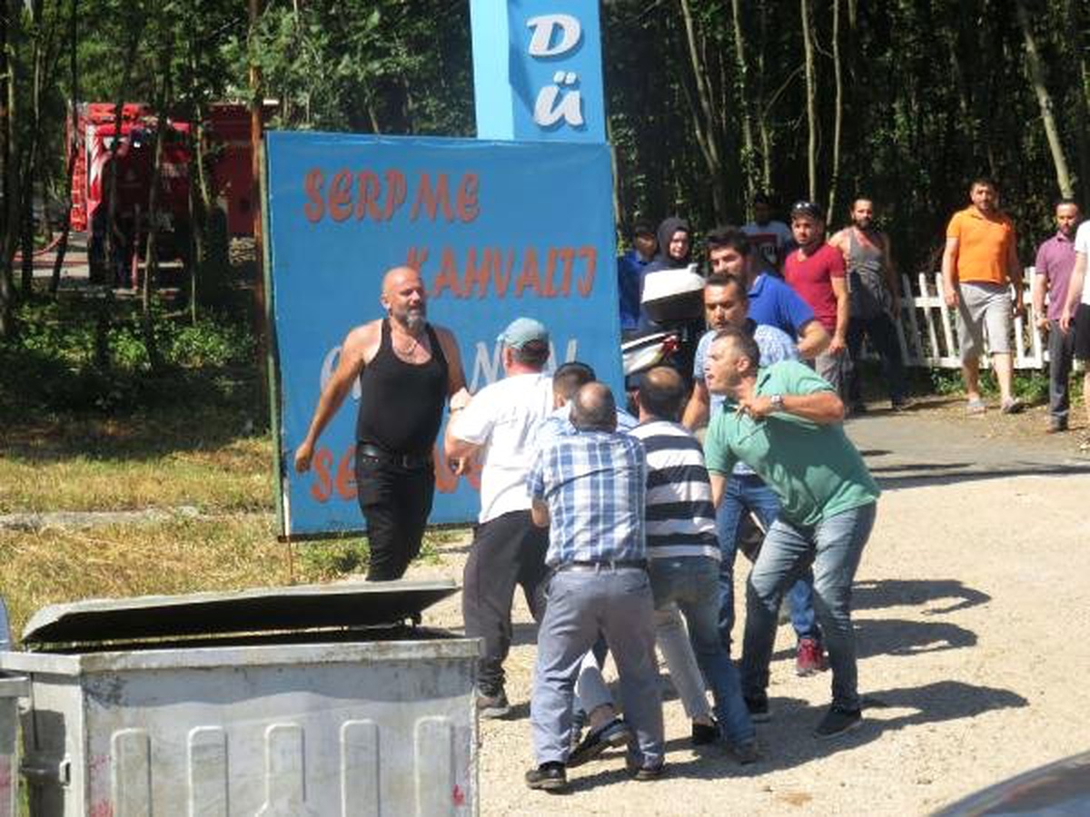 Beykoz\'da restoranları yanan iki kardeş arasında kavga