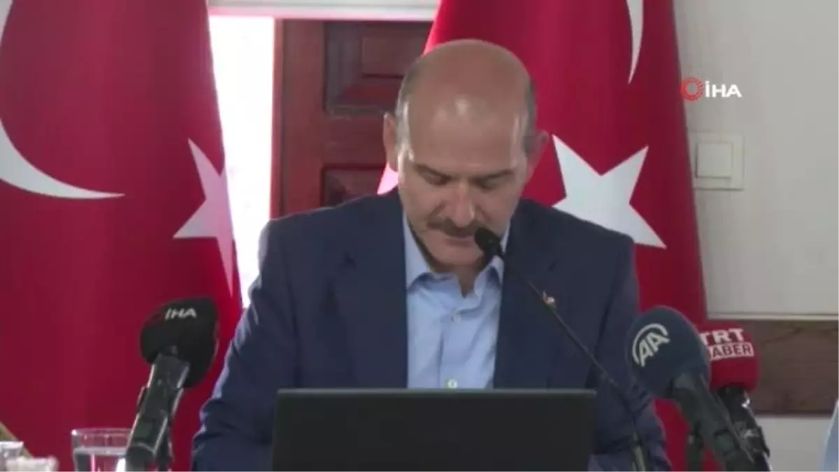 İçişleri Bakanı Süleyman Soylu: " Tunceli Kutu deresinde Jandarma Özel Harekatımız bir mağarada 5...