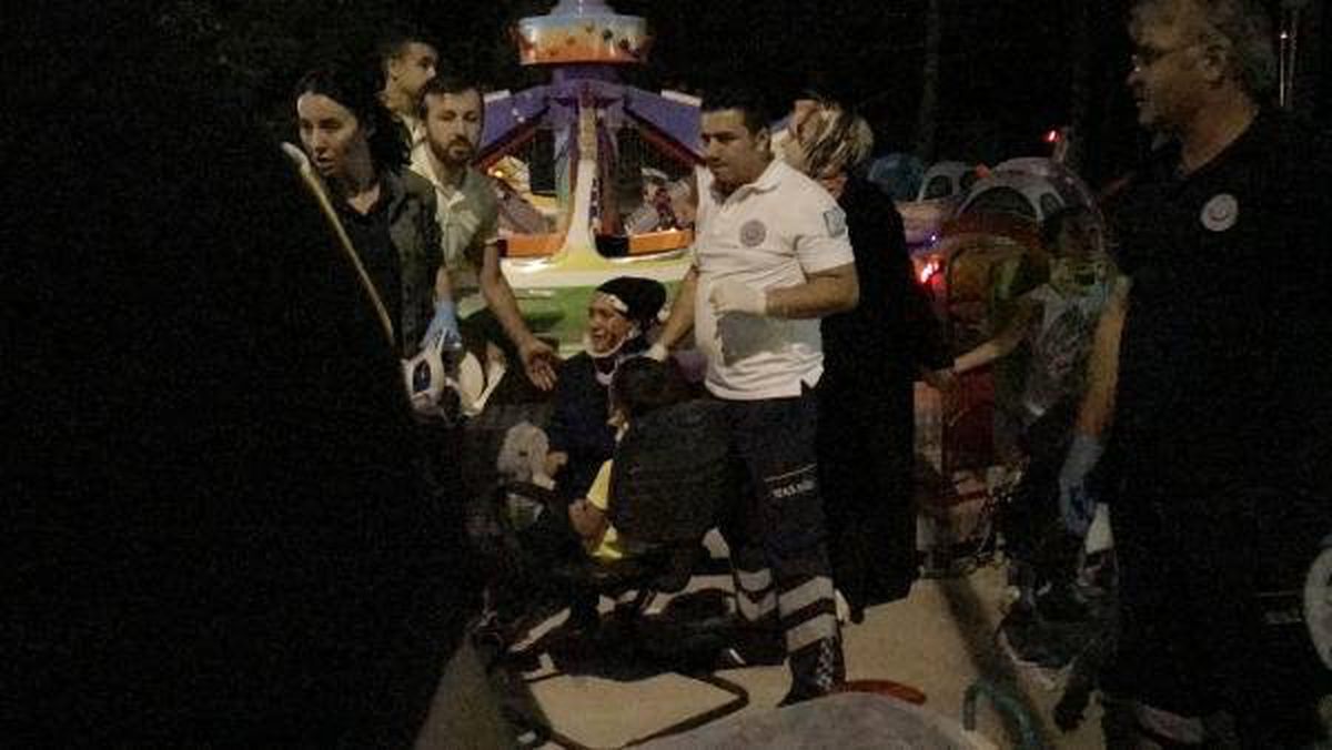 Lunaparkta tırtıl koptu: 4 yaralı