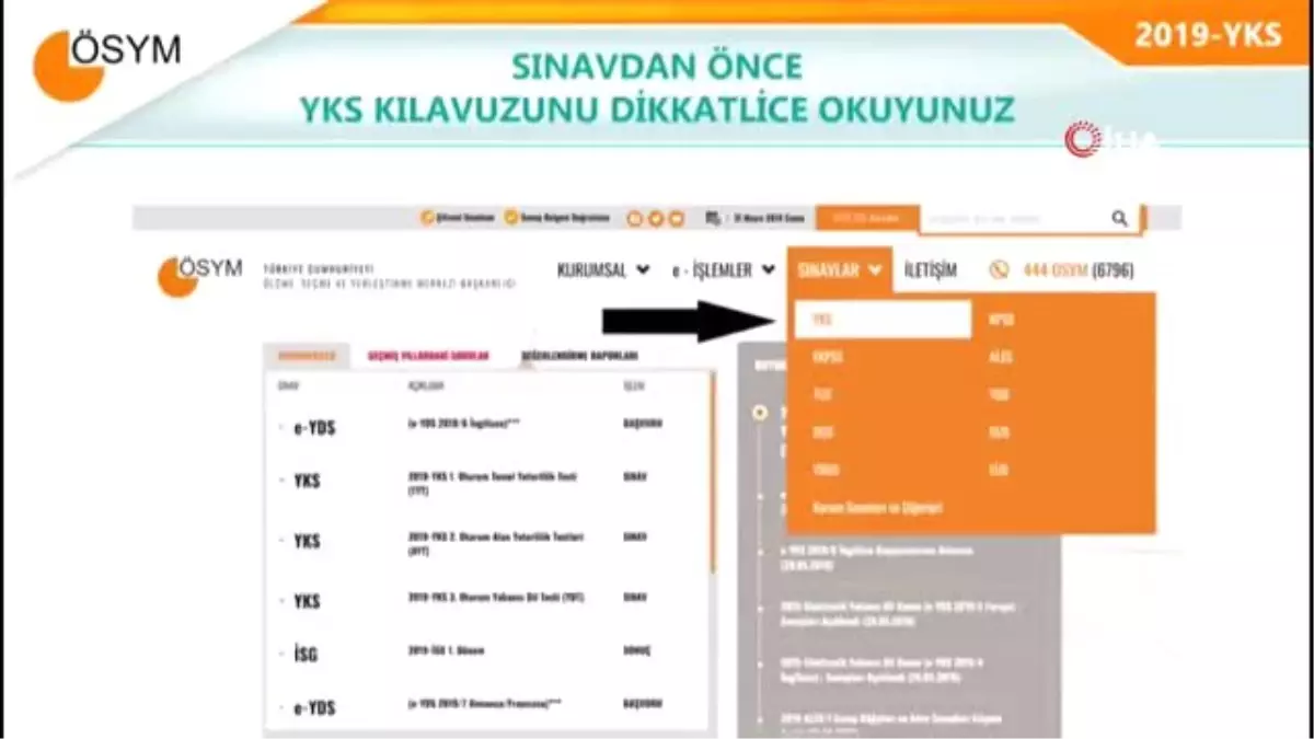 ÖSYM Başkanı Prof. Dr. Halis Aygün\'den YKS adaylarına uyarılar