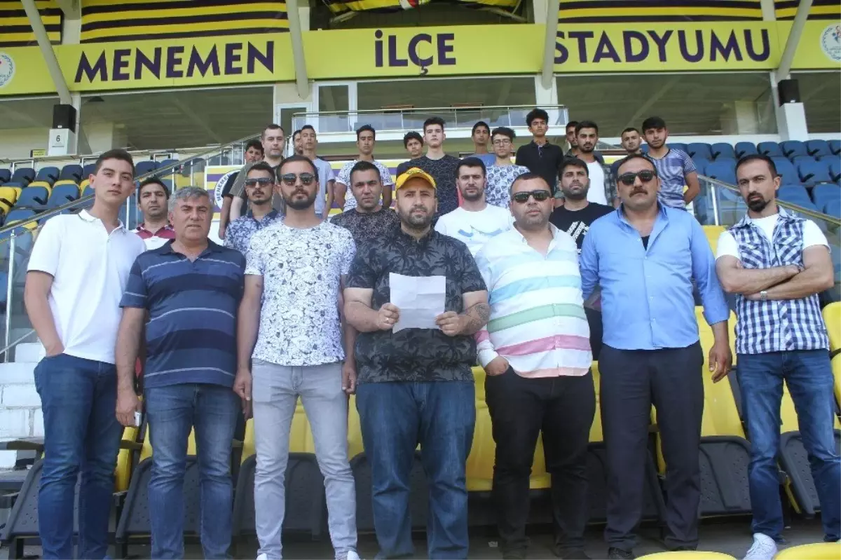 Menemenspor\'dan kayyum tepkisi