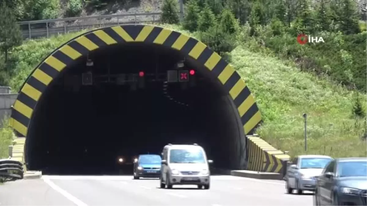 TEM\'in Bolu geçişinde trafik rahat akıyor