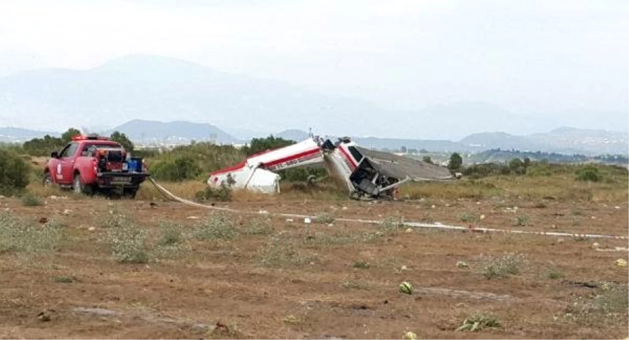 Manavgat\'ta eğitim uçağı düştü: 2 ölü, 1 yaralı (2) - Yeniden