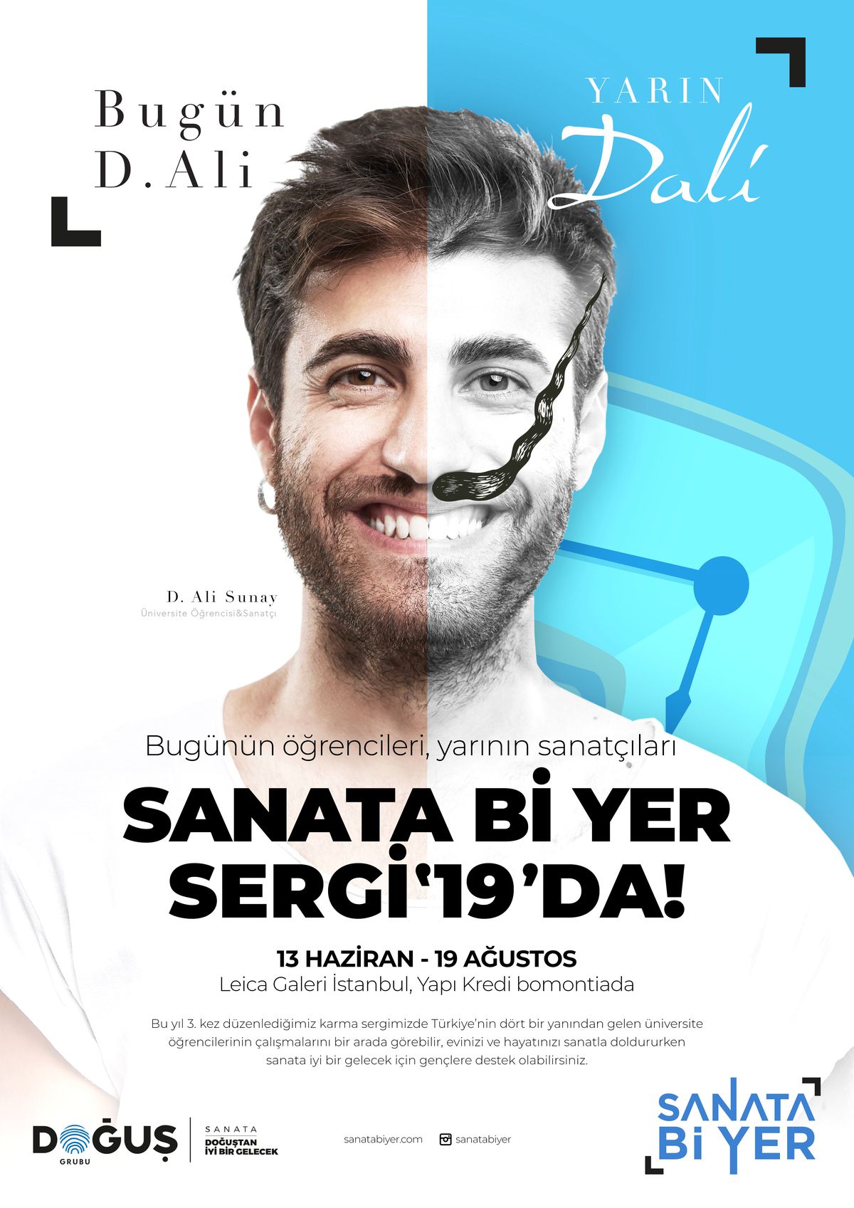 Sanata Bi Yer Platformu Karma Sergisi İle öğrencilere destek oluyor