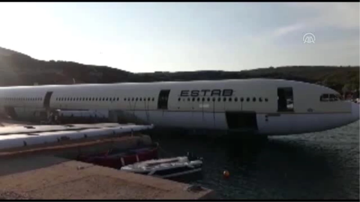 Saros Körfezi\'nde batırılacak dev uçağın gövde montajı tamamlandı