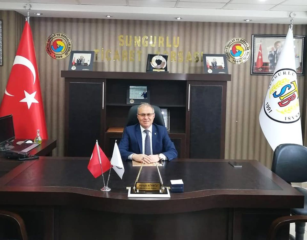 Sungurlu\'da ilk arpa ürünü borsaya geldi