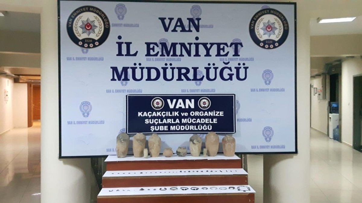 Van\'da tarihi eser operasyonu