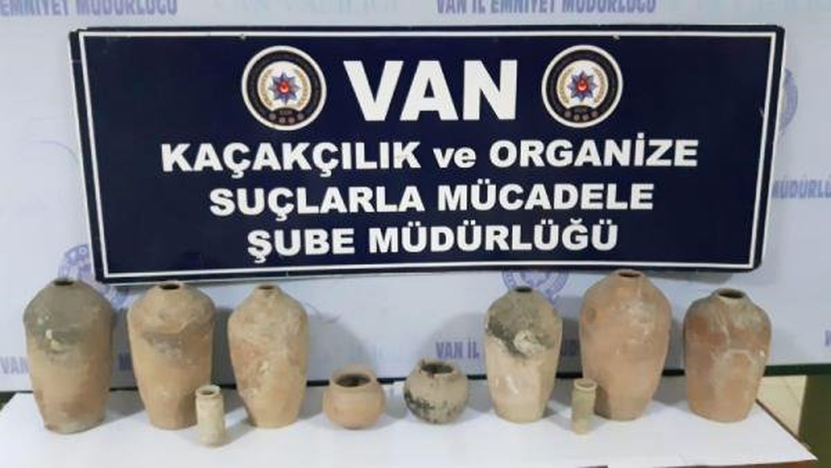 Van\'da tarihi eser operasyonu