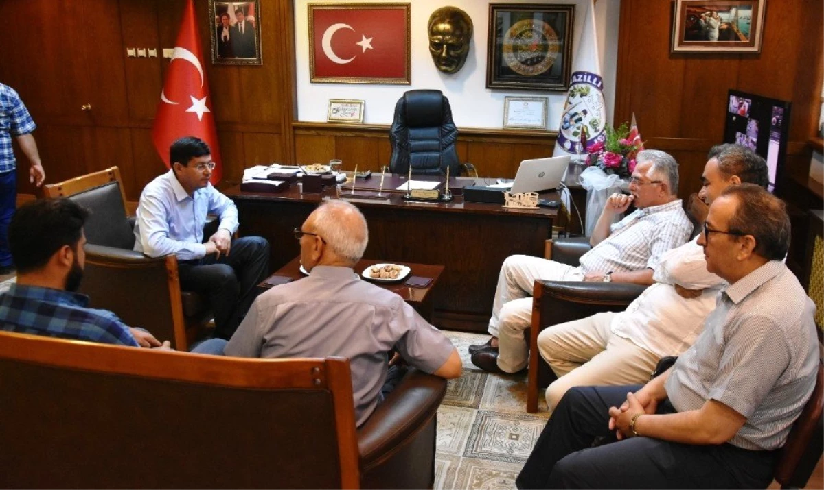 İYİ Partili Arslan\'dan Başkan Özcan\'a ziyaret
