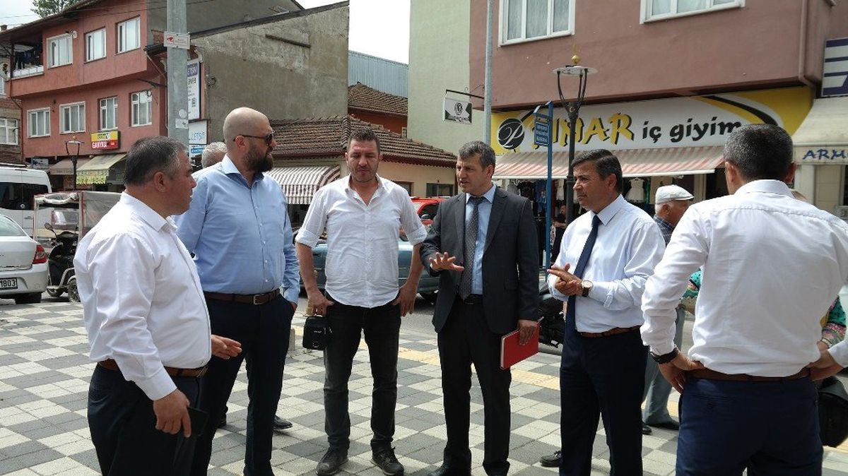 Orta Mahallede çalışma öncesi inceleme
