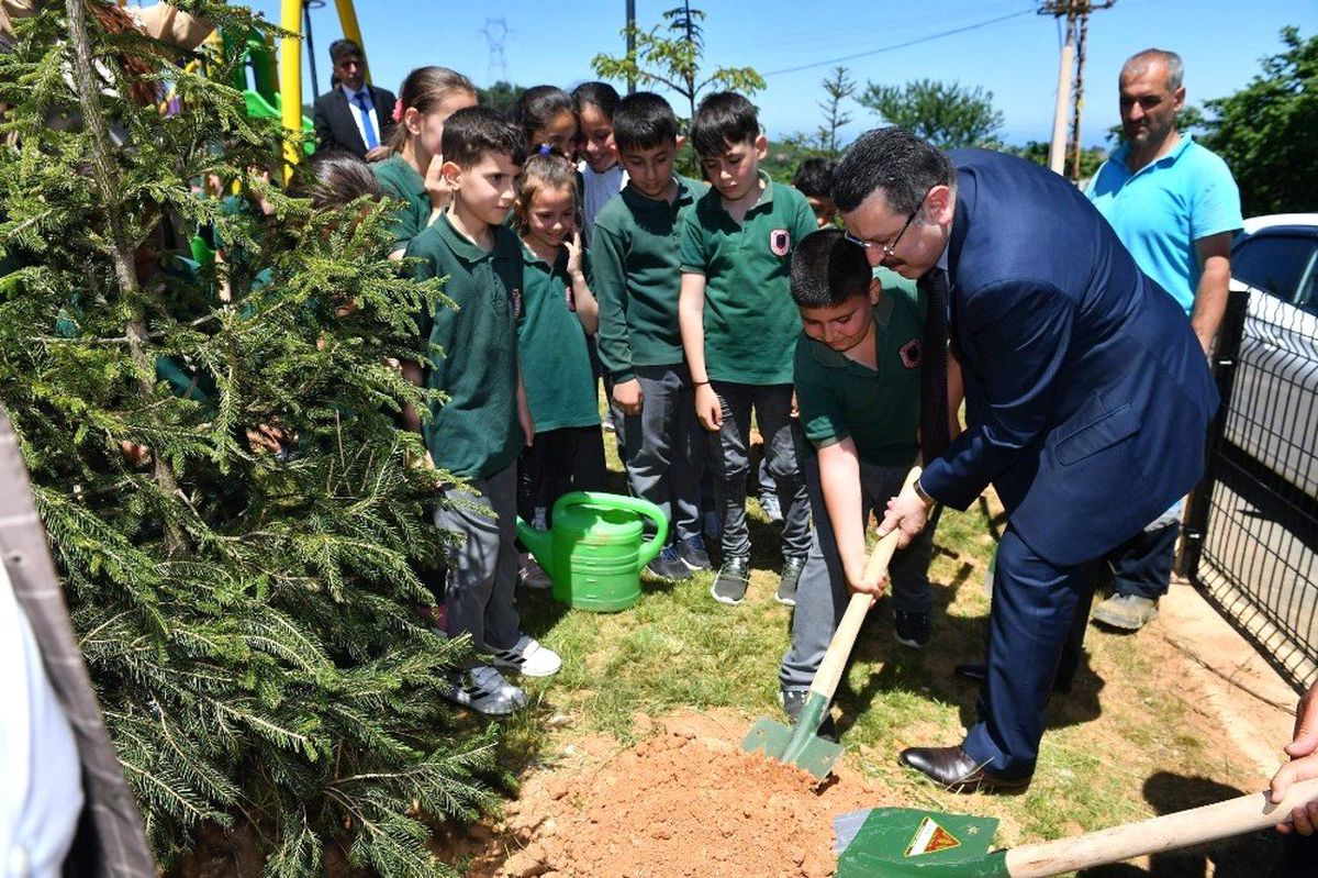 Ortahisar 61 bin fidan dikecek