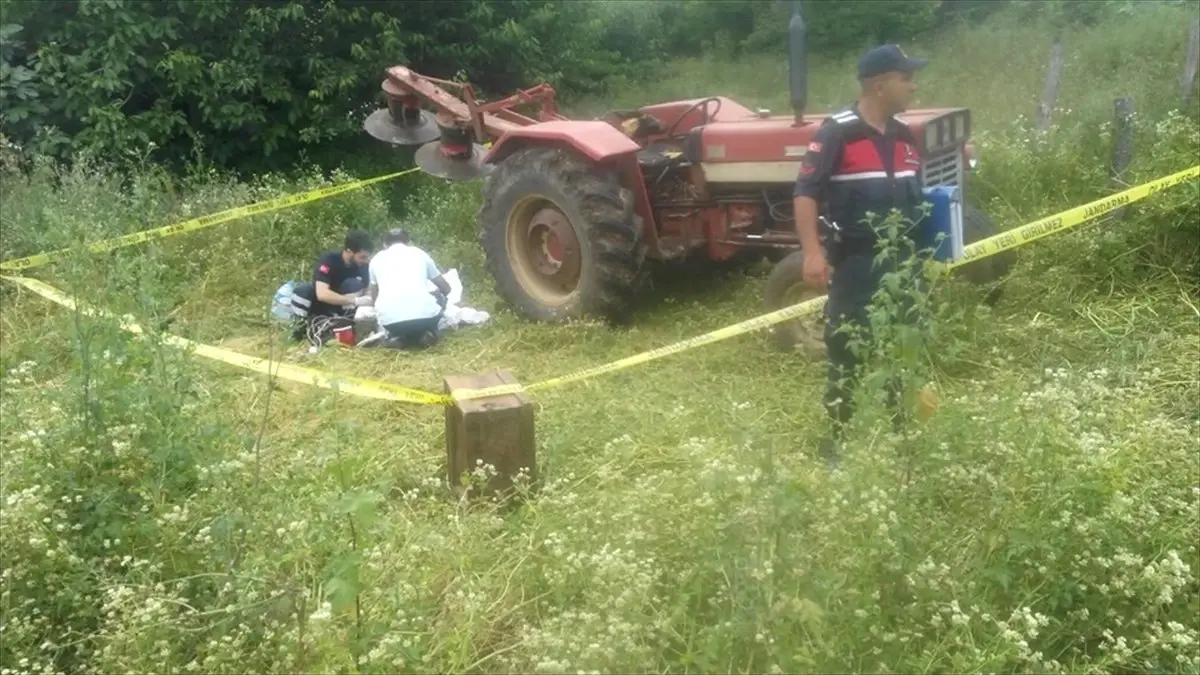 Ot biçme makinesine vücudunu kaptıran kişi öldü