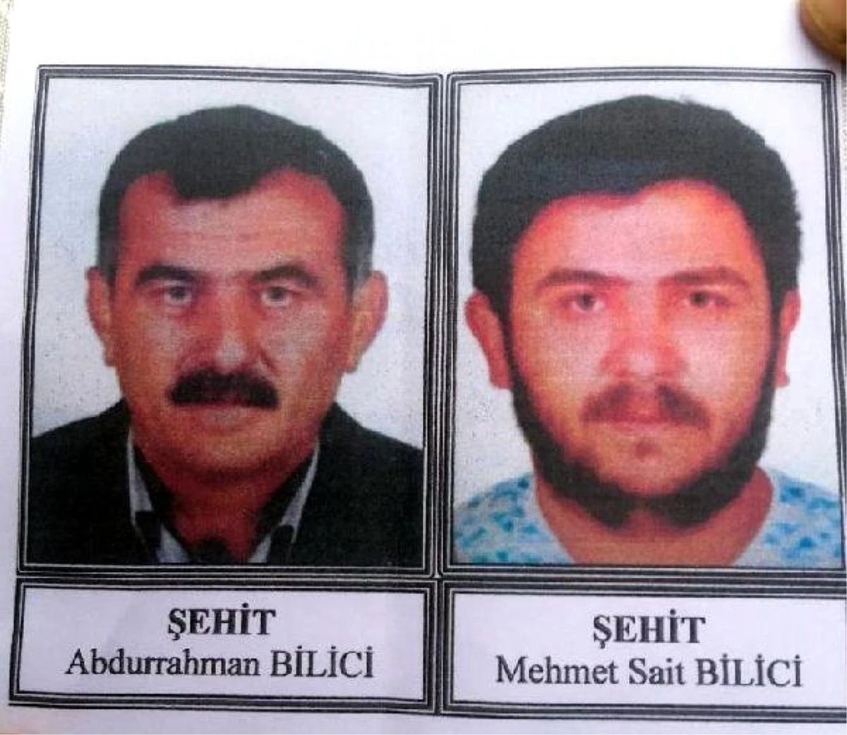 PKK saldırısında şehit olan amca ile yeğeni son yolculuklarına uğurlandı