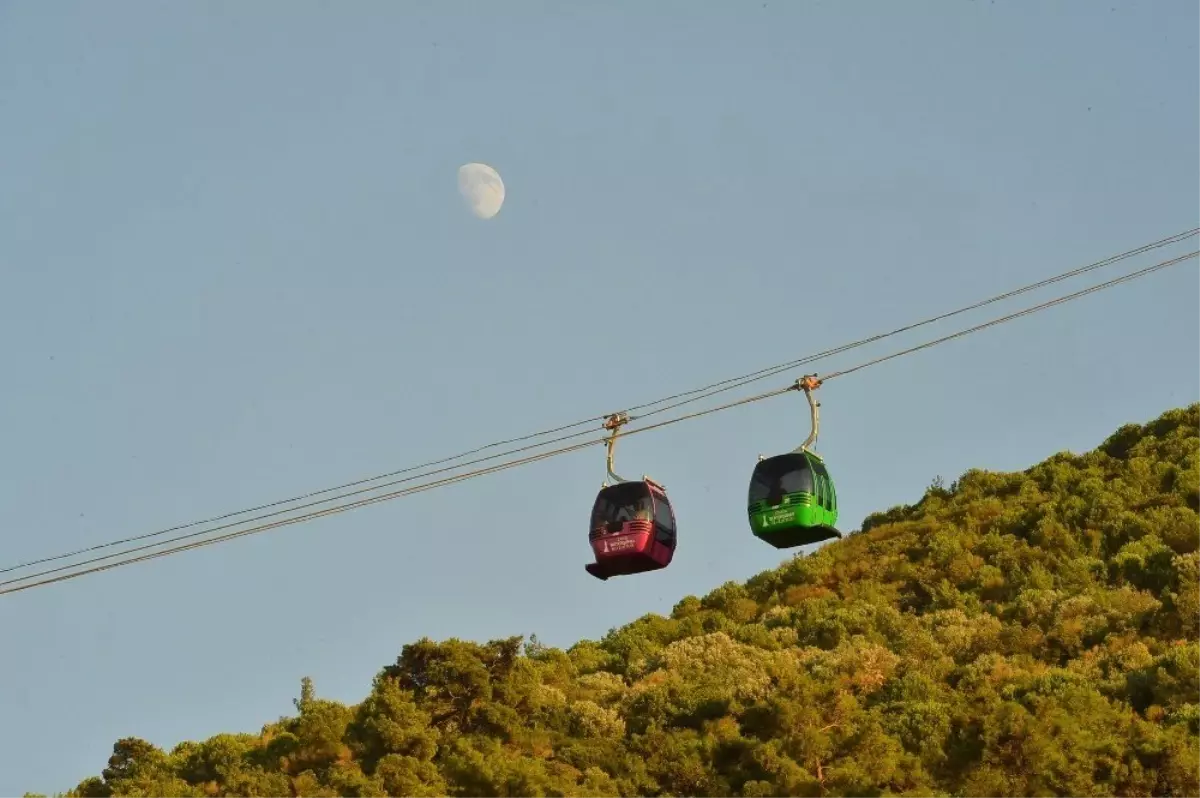 Teleferik, ziyaretçi rekoru kırdı