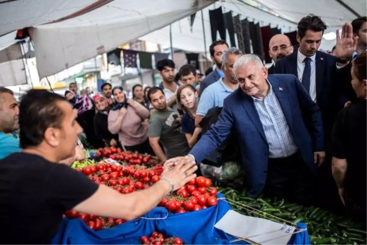 Yıldırım\'dan Bahçelievler\'de pazar ziyareti