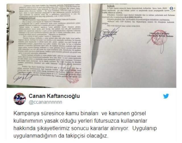YSK kararını verdi: <a class='keyword-sd' href='/ak-parti/' title='AK Parti'>AK Parti</a>'nin Kadıköy'deki afişi kaldırılacak