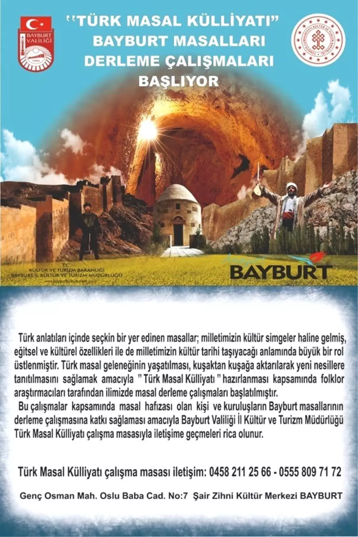 Bayburt kayıp masallarını arıyor