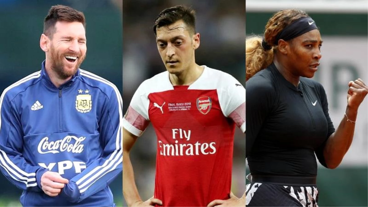 Dünyanın en fazla kazanan sporcuları: Messi zirvede, Özil 57\'inci, ilk 100 sadece bir kadın var