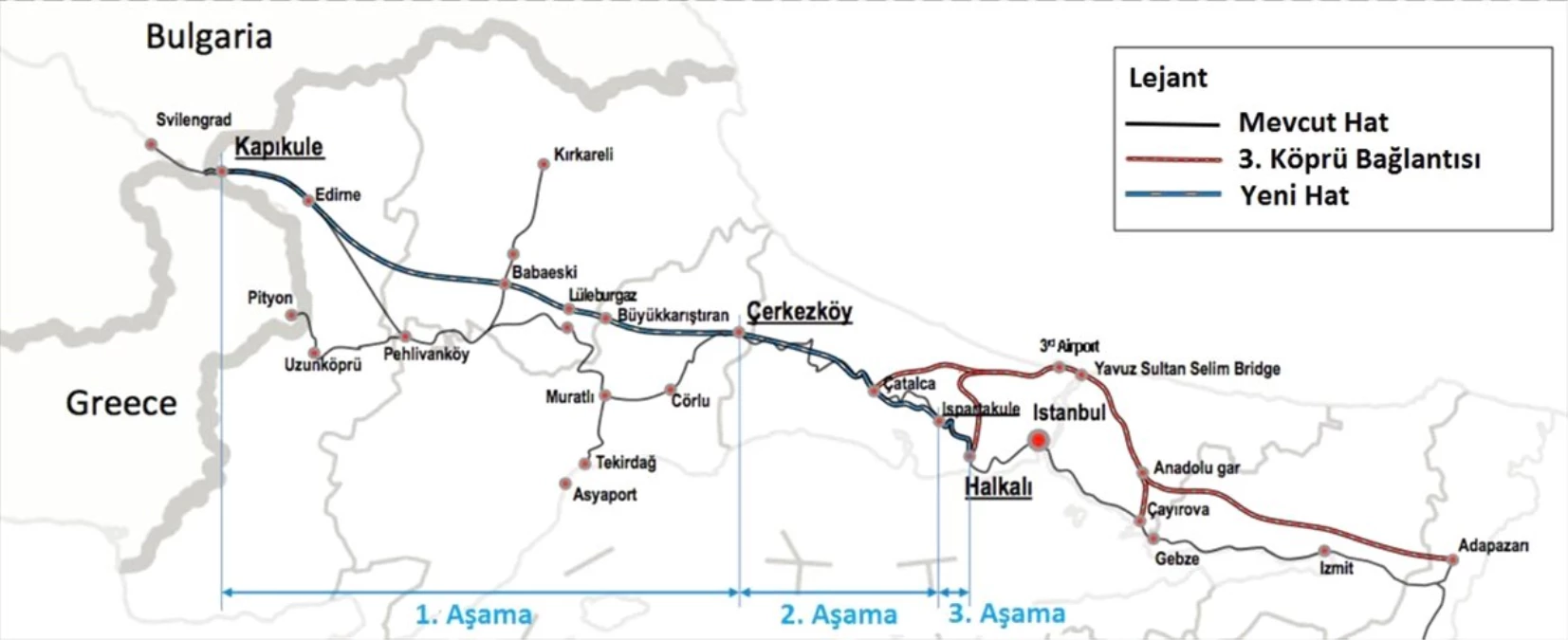 Halkalı-Kapıkule Demiryolu Hattı Projesi