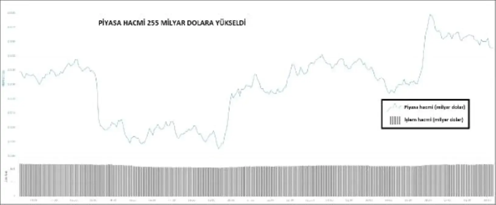 KRİPTOPARA – Piyasa hacmi 255 milyar dolara yükseldi