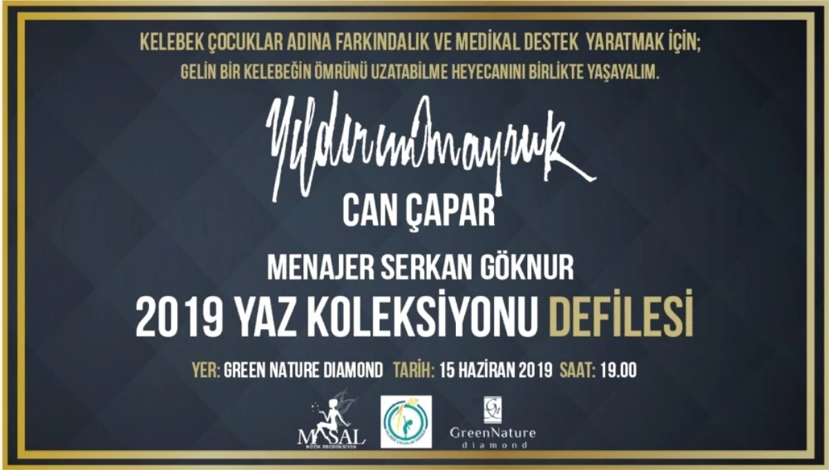 Yıldırım Mayruk\'tan \'kelebek çocuklar\' yararına defile