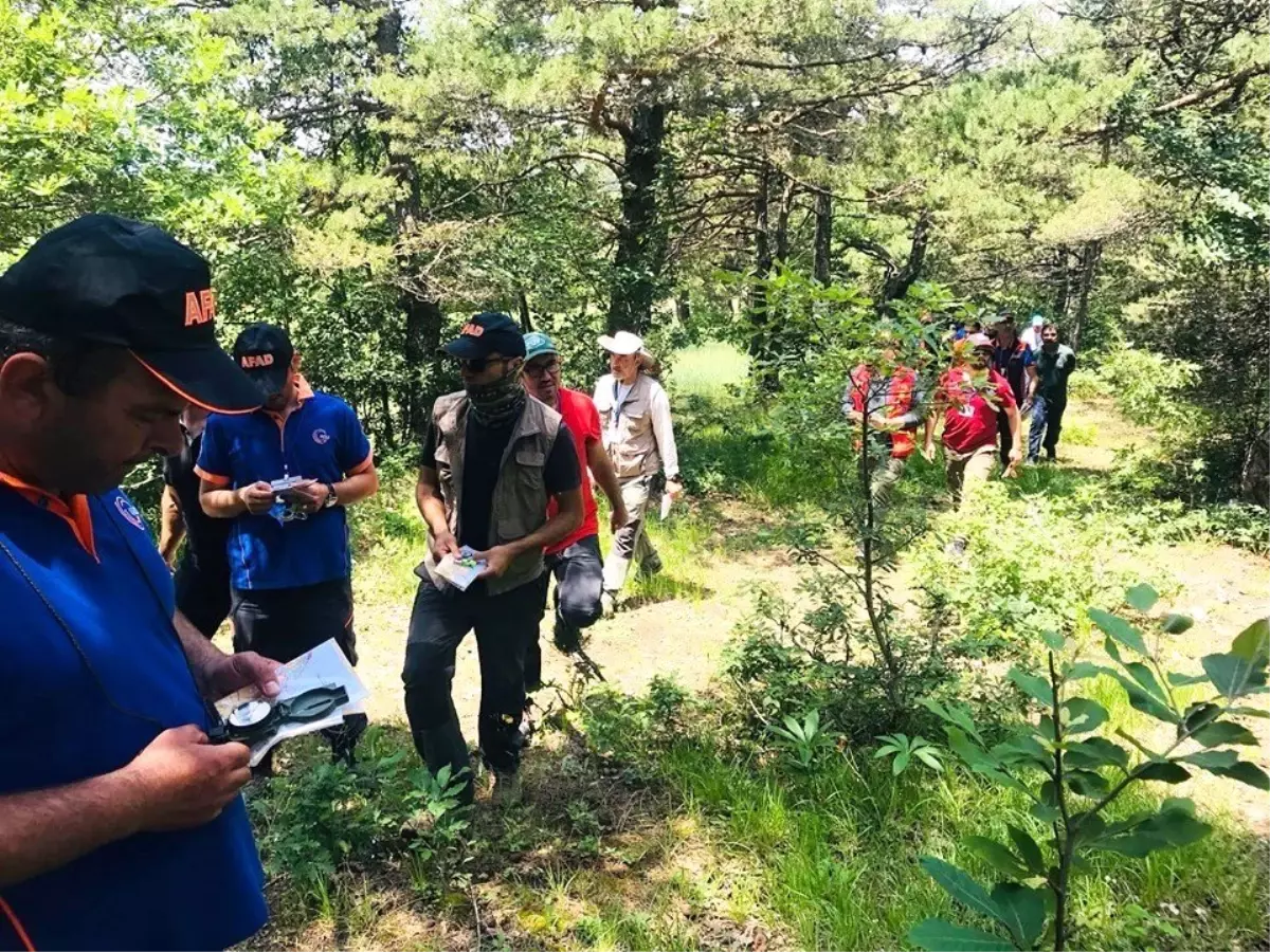 AFAD Çalışanları Tokat\'ta oryantiring eğitimi aldı