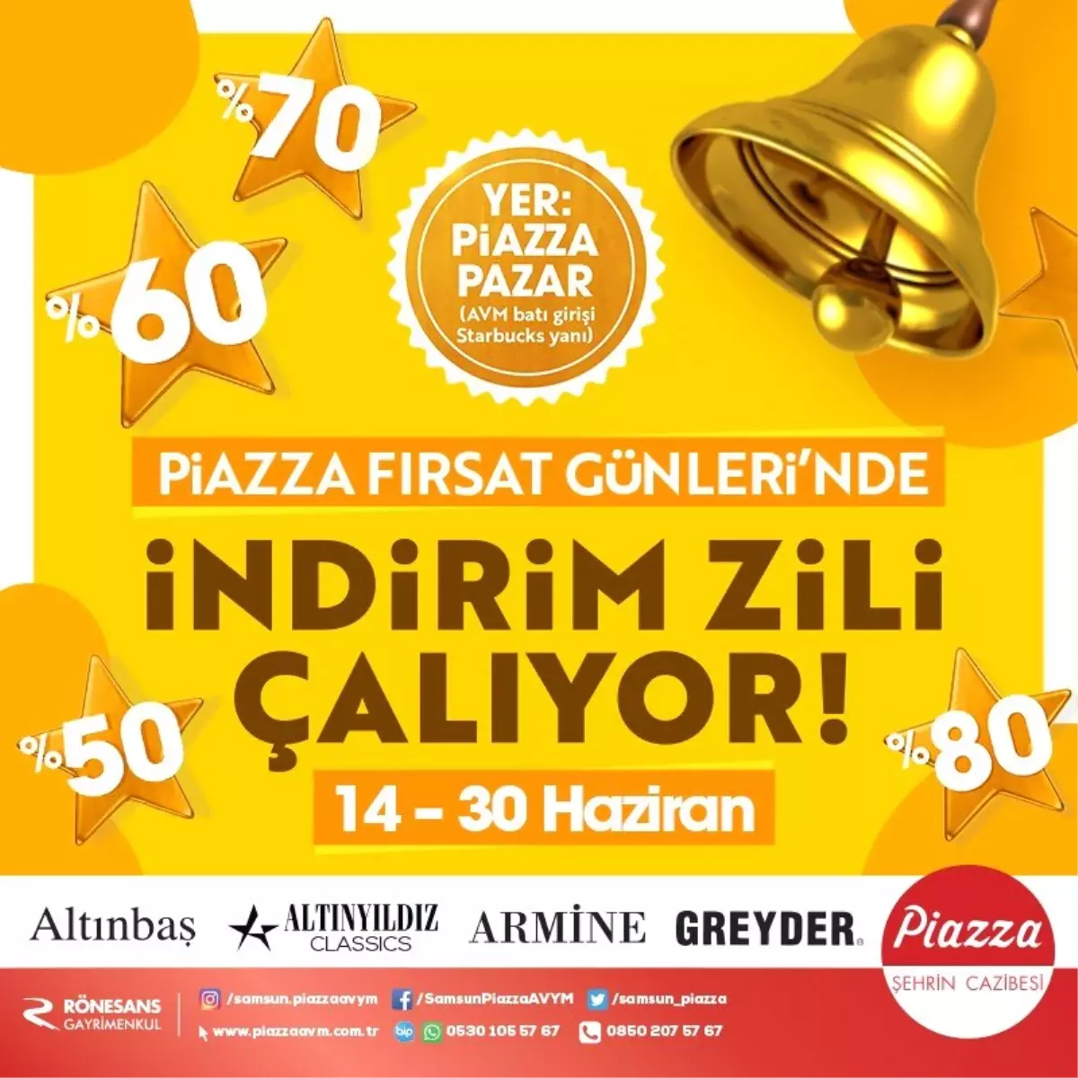 AVM\'de indirim zili çalıyor