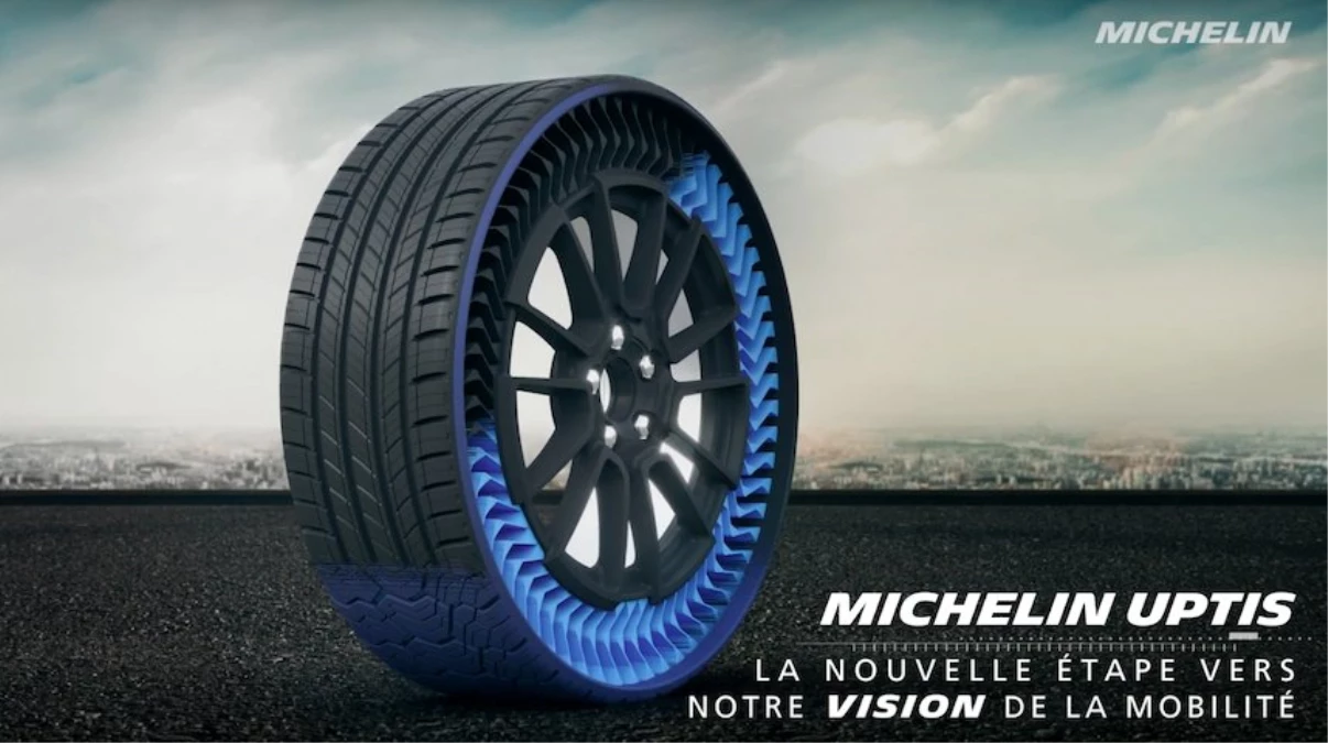 Havasız Lastik Teknolojisi Michelin UPTIS, inik yada patlak lastiğe son!