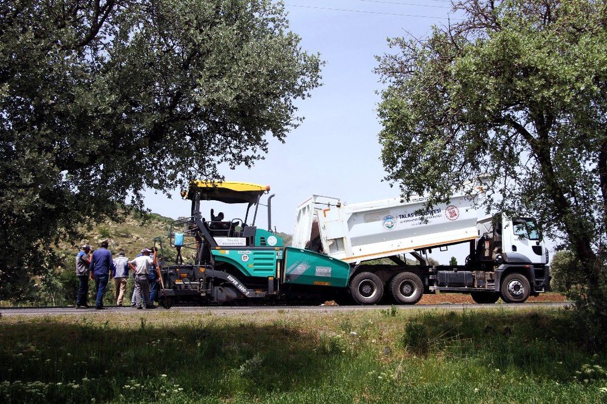 Talas\'ta Altyapı Çalışmaları Hız Kesmiyor