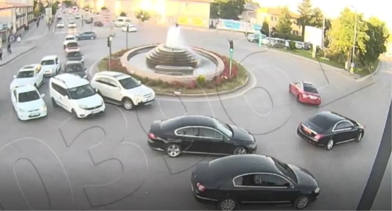 Valinin makam aracı yanında drift atan sürücüye ceza