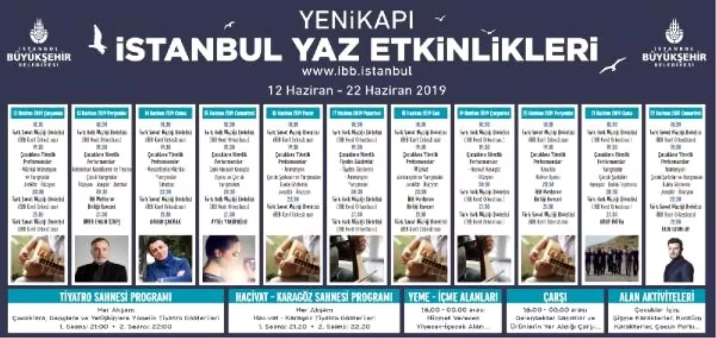 (Yeniden) İstanbul\'da yaz etkinlikleri Yenikapı ve Maltepe Sahillerinde yaşanacak