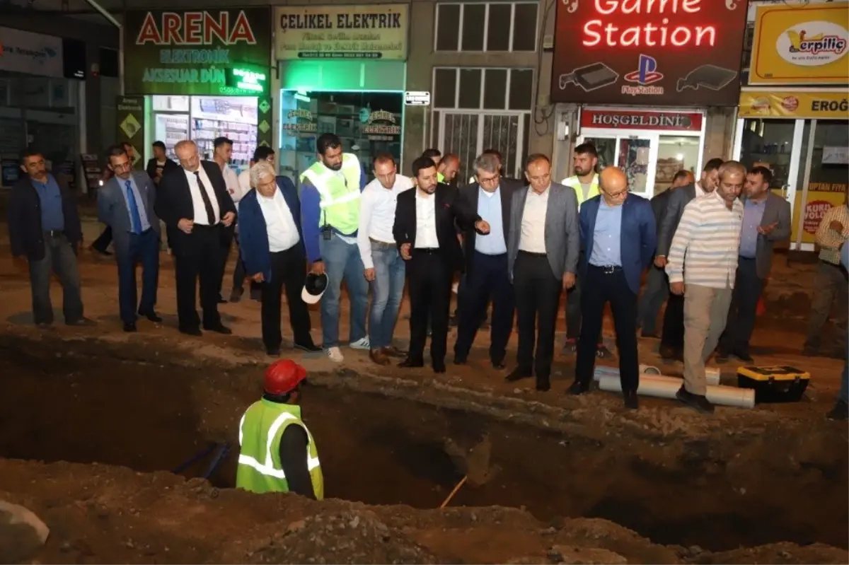 Başkan Arı, Lale Caddesinde incelemelerde bulundu