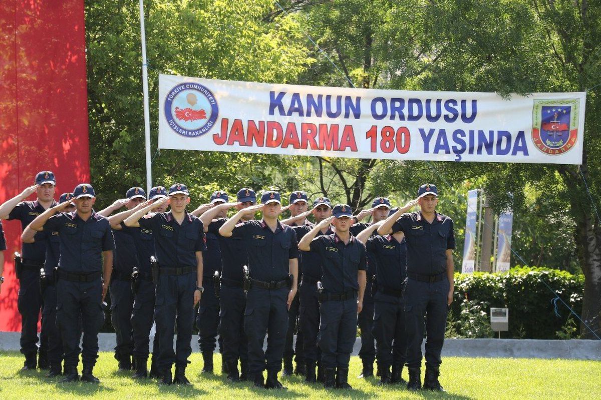 Edirne\'de Jandarma Teşkilatı\'nın 180\'inci Kuruluş Yıl Dönümü