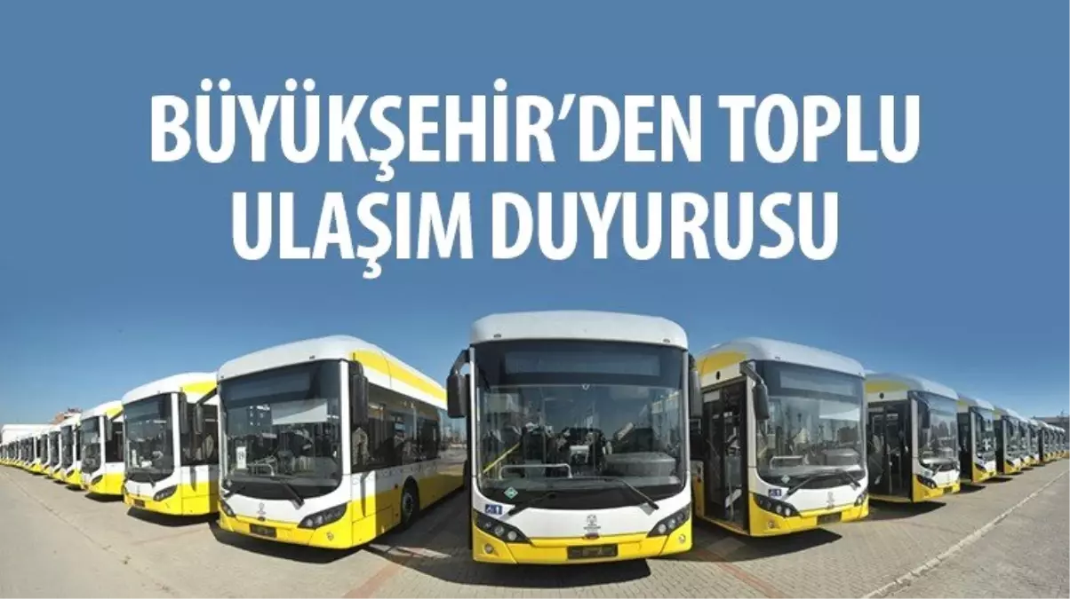 Konya\'da YKS\'ye girecek öğrencilere ulaşım ücretsiz