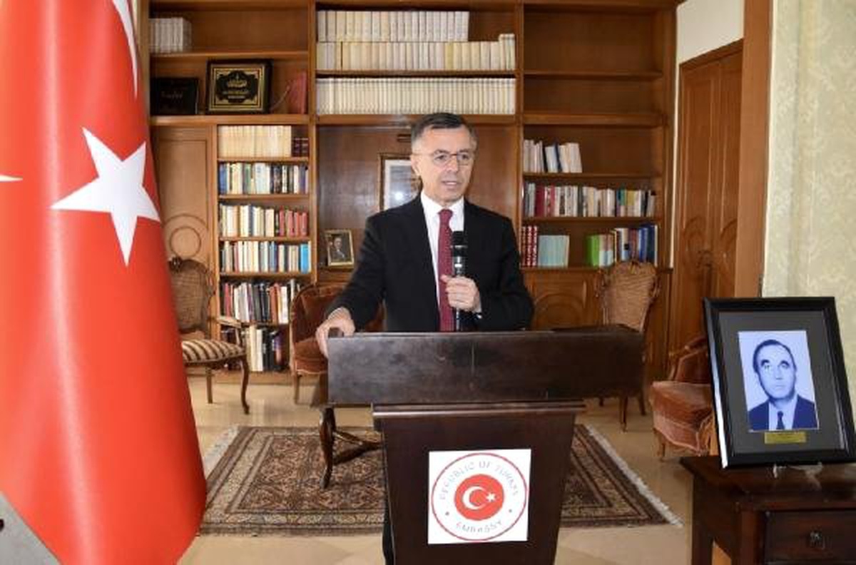 Şehit Büyükelçi Taha Carım için Vatikan Büyükelçiliği\'nde anma töreni