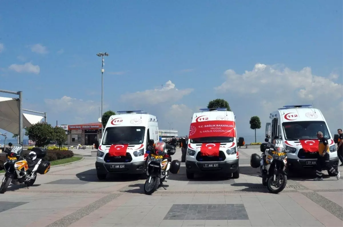 Yalova\'ya motosiklet ambulans gönderildi