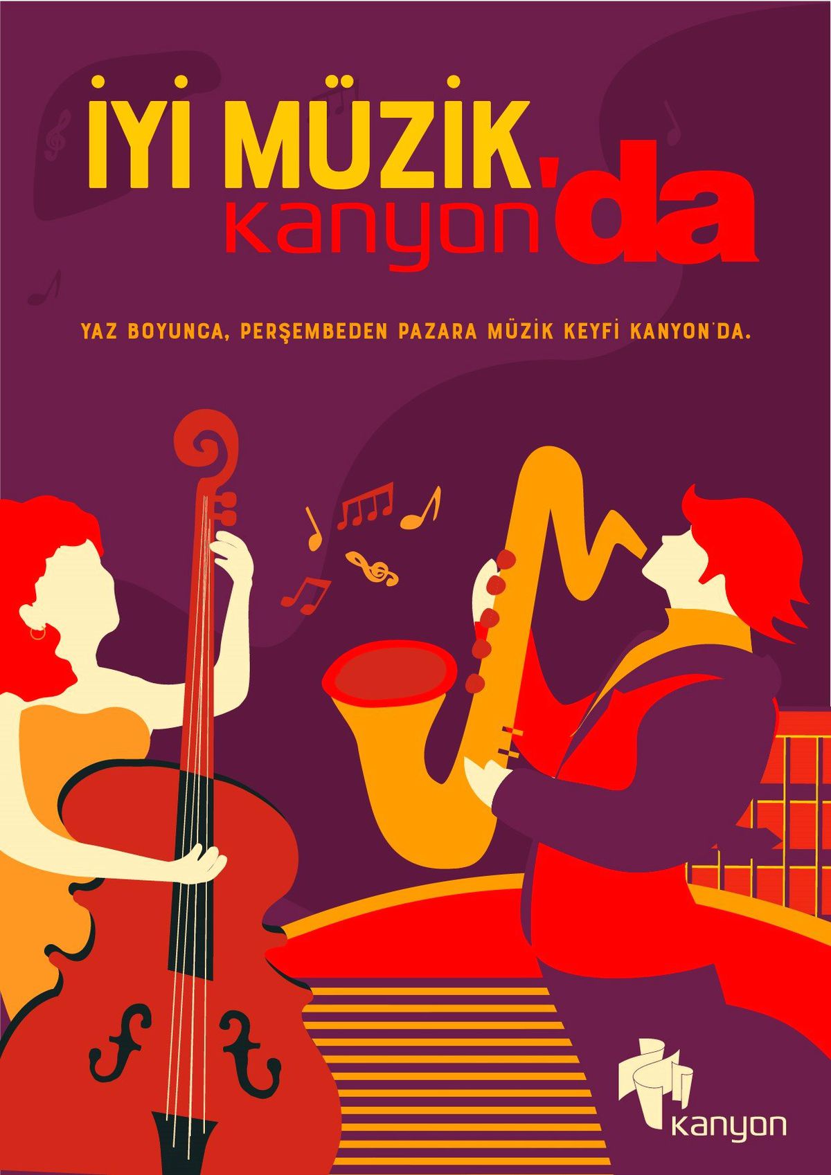 Yaz boyunca iyi müzik Kanyon\'da!
