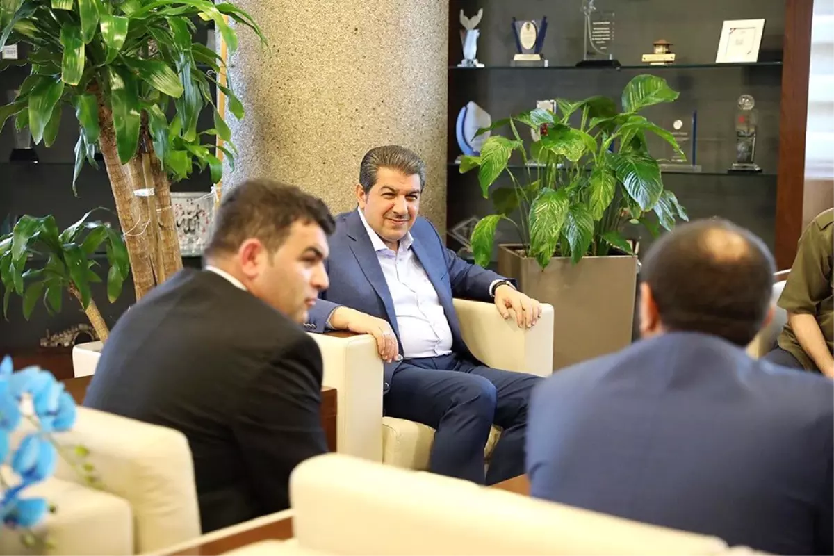 Eren Bülbül\'ün ağabeyinden Başkan Göksu\'ya ziyaret