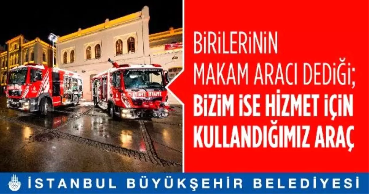 İBB, \'makam aracı\' iddialarına yanıt verdi: Hizmet için kullanılıyor