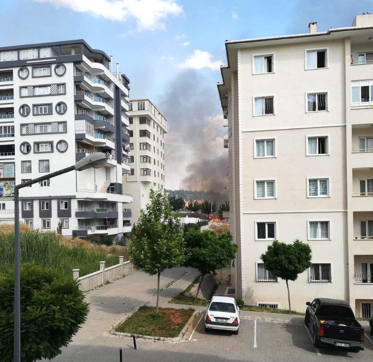 Şanlıurfa\'da korkutan anız yangını