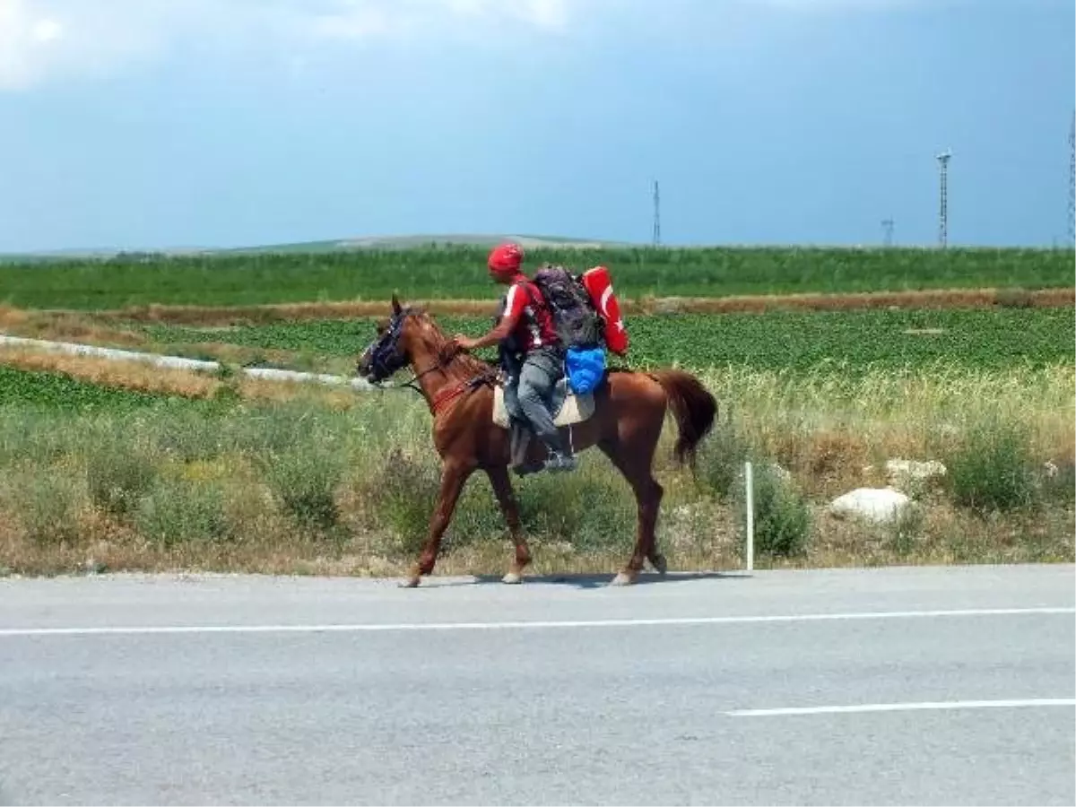 Askerlik yolunda at sırtında 225 kilometre