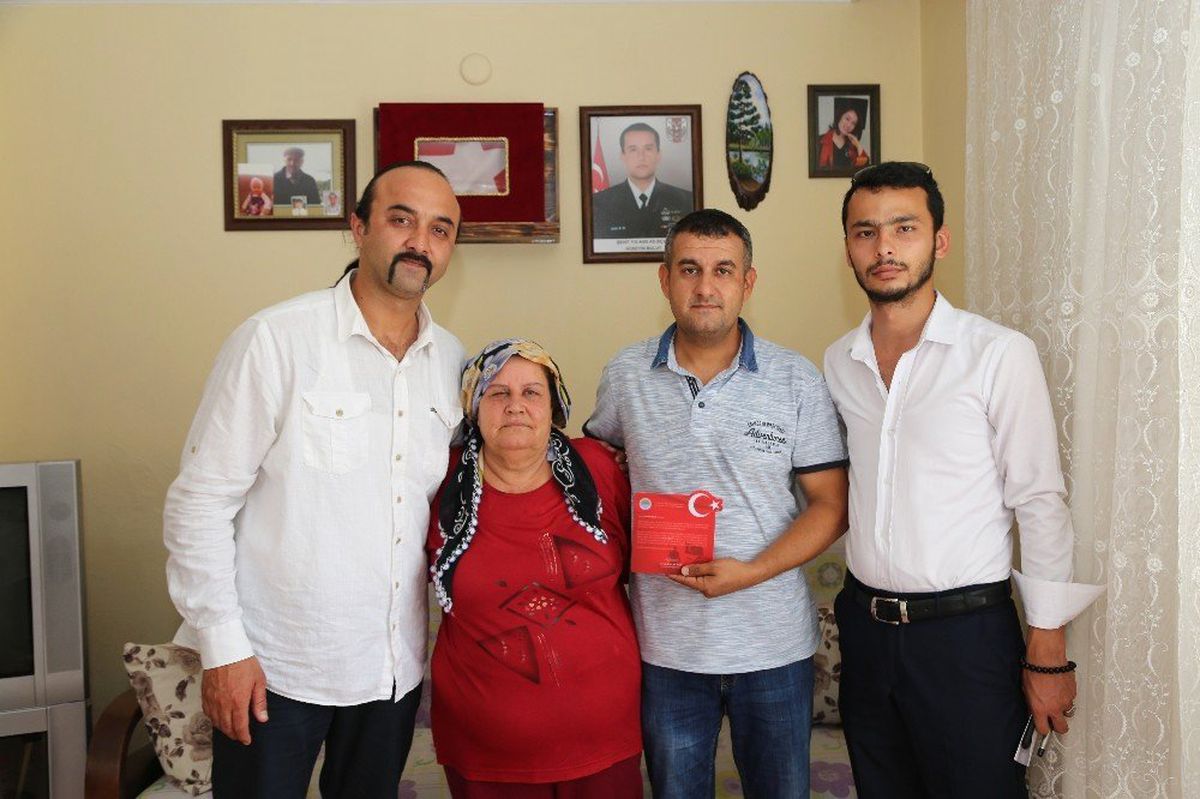 Başkan Yılmaz\'dan şehit babalarına duygulandıran mektup