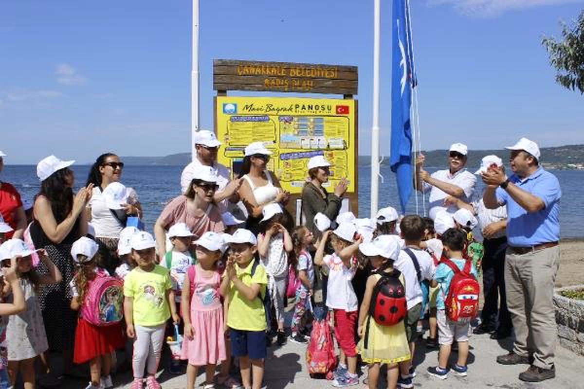 Çanakkale\'de 3 plaja mavi bayrak verildi